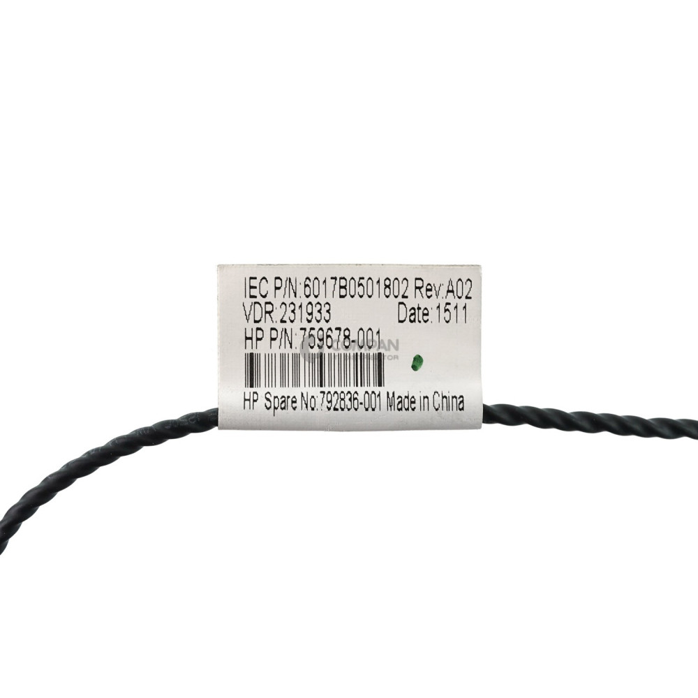 792836-001 HP PCI TO CONTROLLER 3-PIN POWER CABLE 215MM FOR DL120 DL360 G9